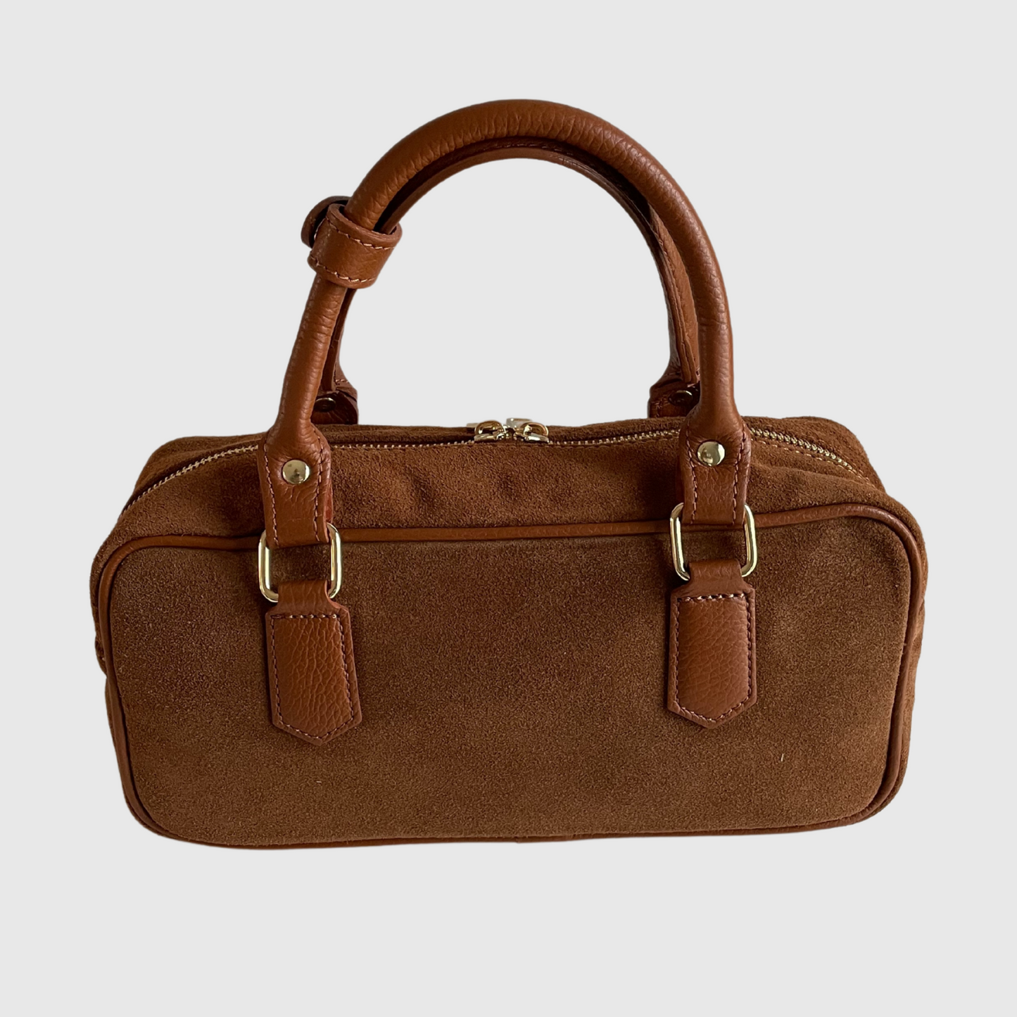 BAULETTO A MANO AURY IN CAMOSCIO CON TRACOLLA