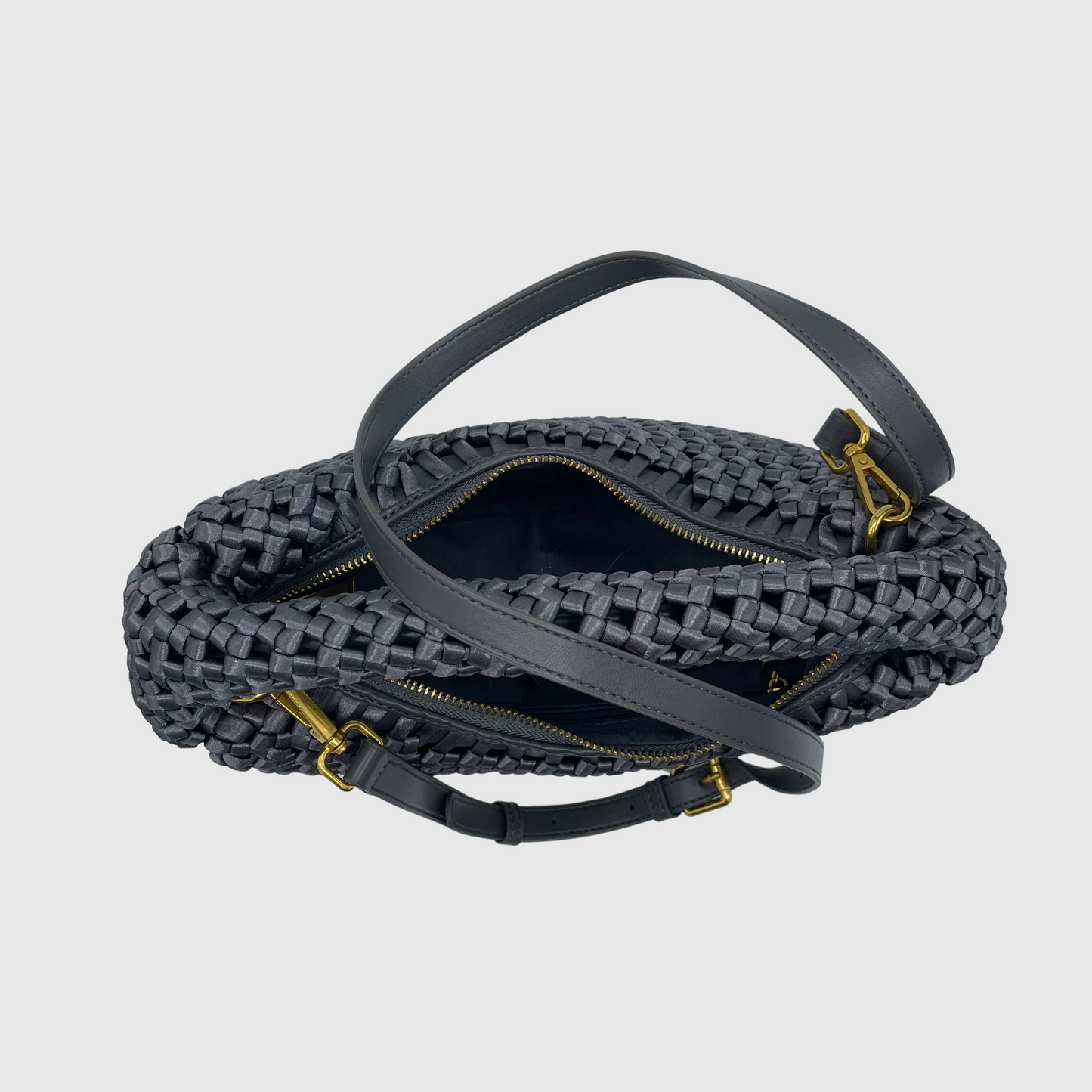 BORSA A MANO MARINA IN PELLE E MICRO FIBRA