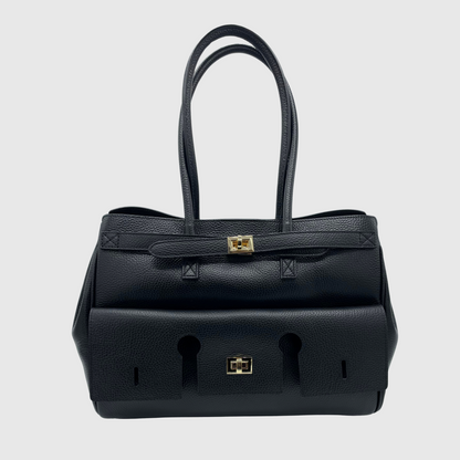 BORSA A SPALLA LAURA IN PELLE CON TRACOLLA