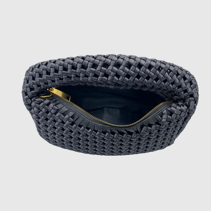 BORSA A MANO MARINA IN PELLE E MICRO FIBRA