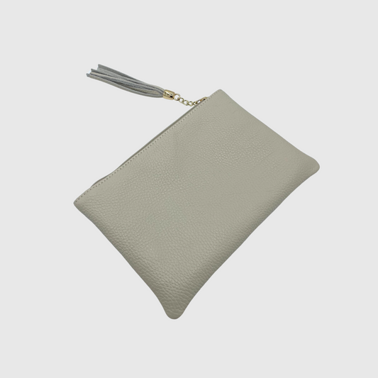 POCHETTE IN PELLE MARTA CON TRACOLLA IN METALLO