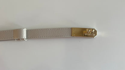 CINTURA IN PELLE CON CHIUSURA A LUCCHETTO