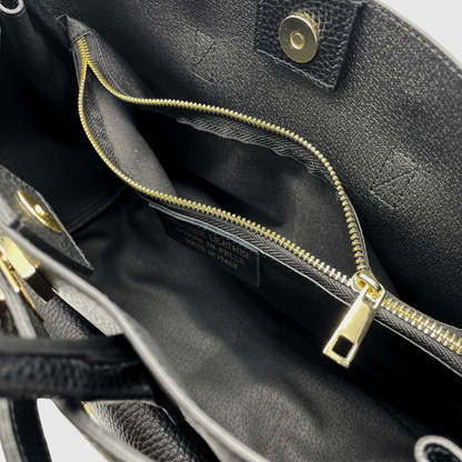 BORSA A SPALLA LAURA IN PELLE CON TRACOLLA