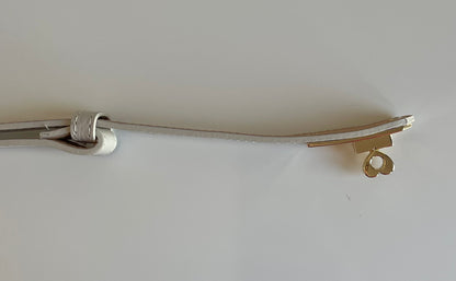 CINTURA IN PELLE CON CHIUSURA A LUCCHETTO