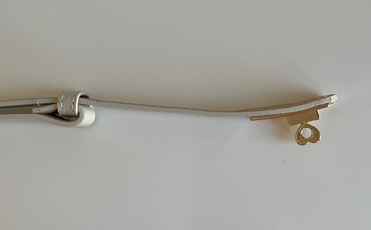 CINTURA IN PELLE CON CHIUSURA A LUCCHETTO