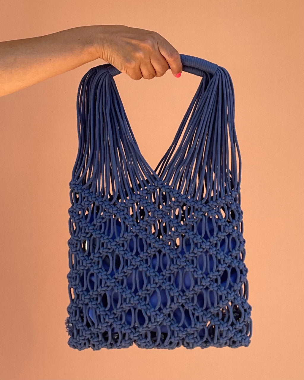 BORSA A MANO ALICANTE BLU