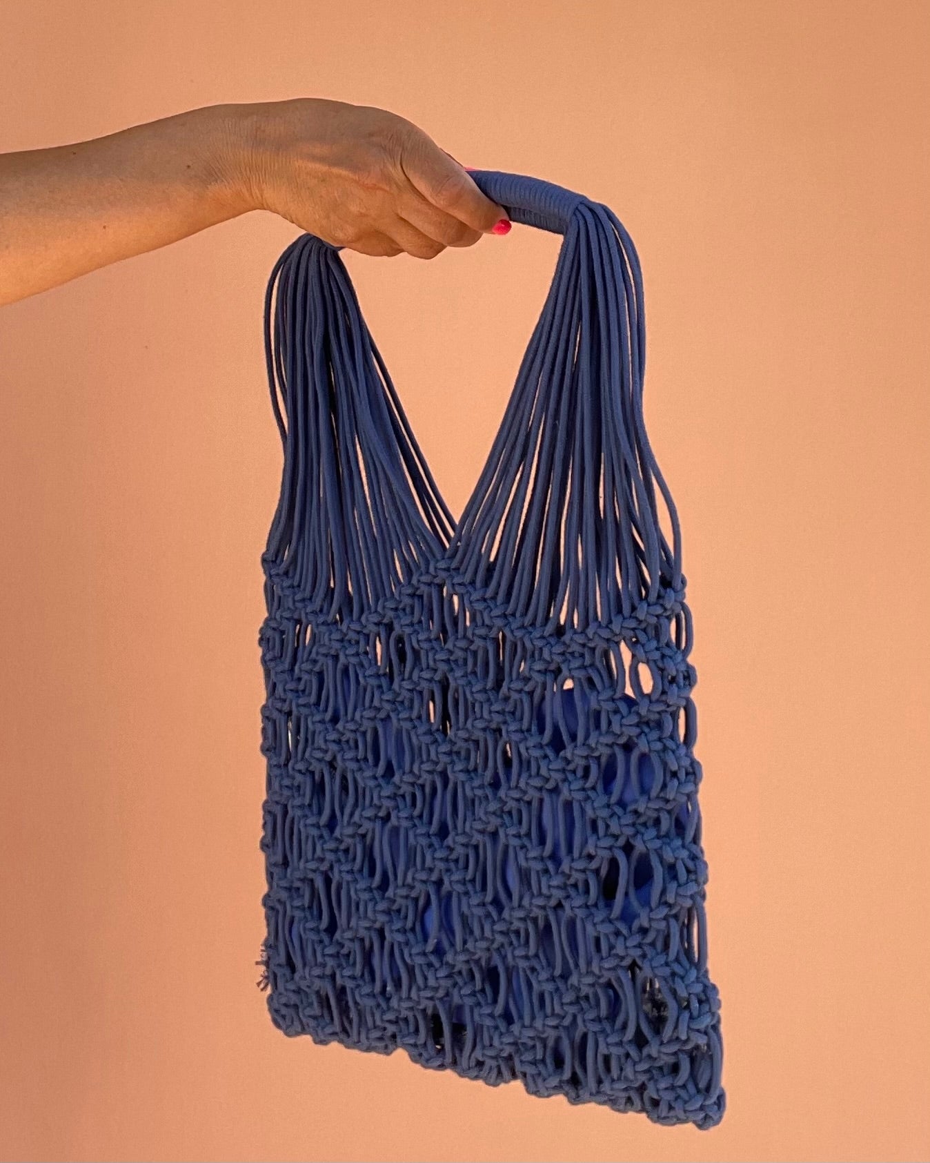 BORSA A MANO ALICANTE BLU