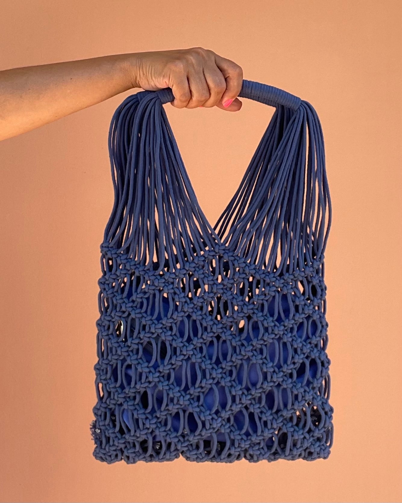 BORSA A MANO ALICANTE BLU