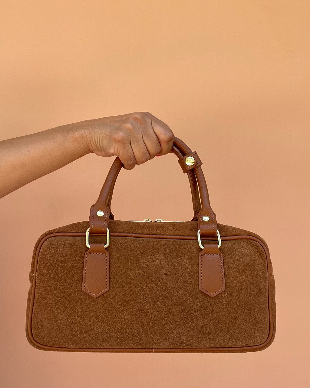 BORSA A MANO MIRTA CUOIO