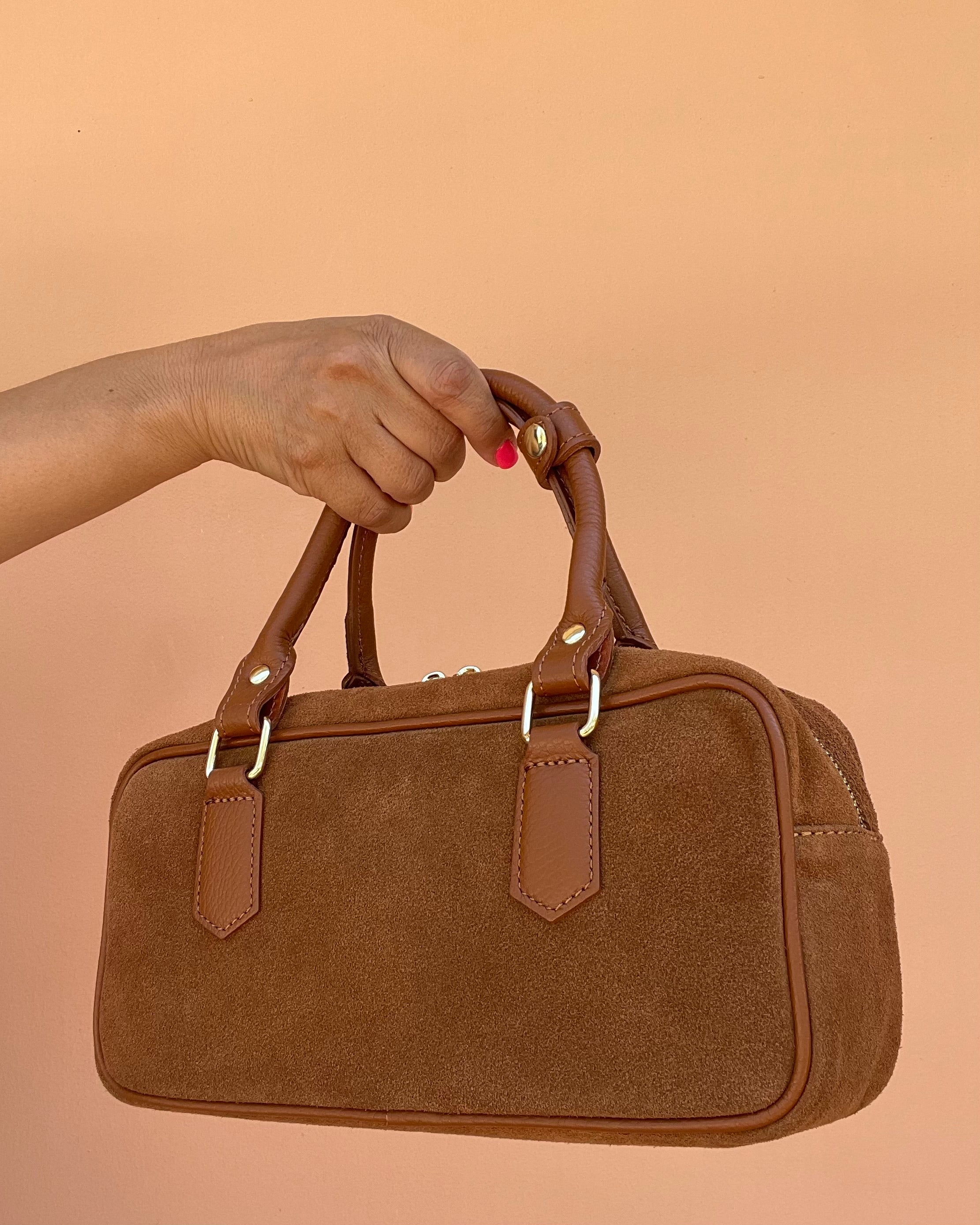 BORSA A MANO MIRTA CUOIO