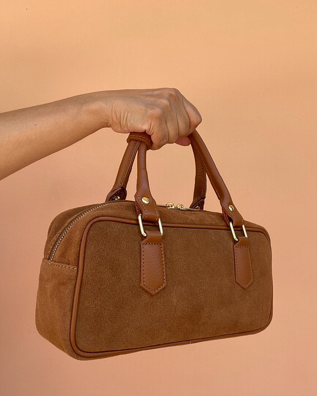 BORSA A MANO MIRTA CUOIO