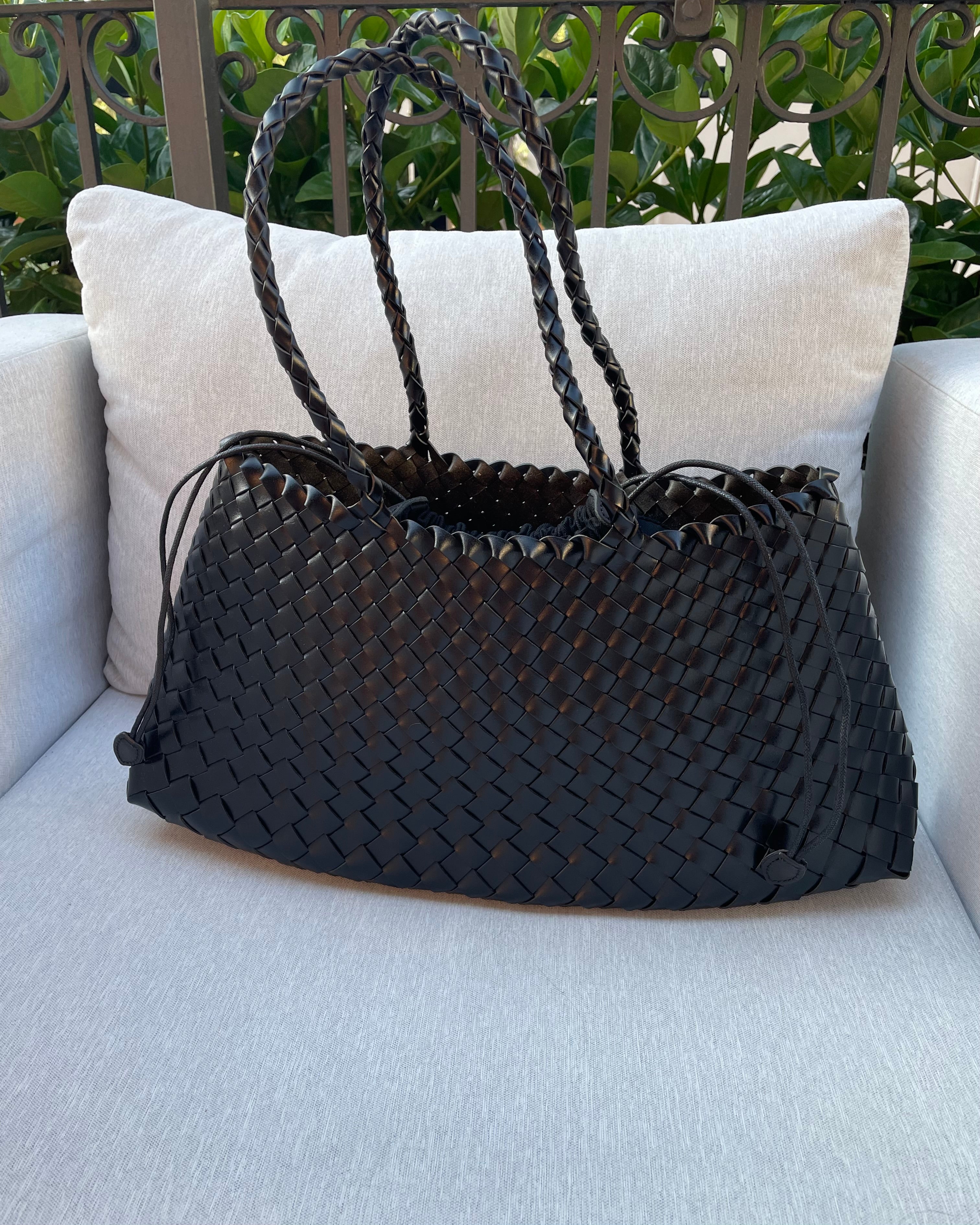 BORSA A SPALLA GINEVRA NERO