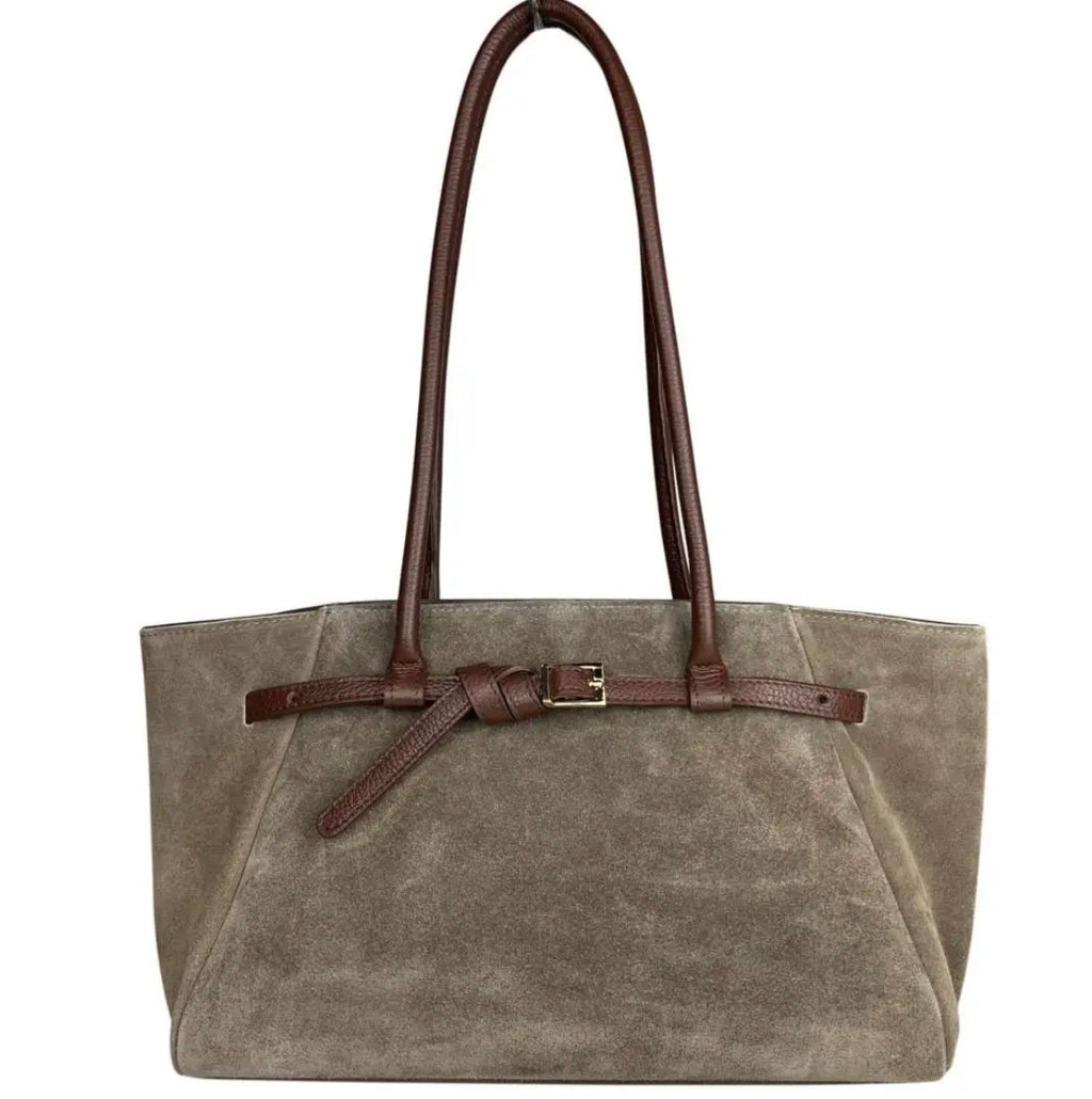 BORSA A SPALLA ILARIA TAUPE