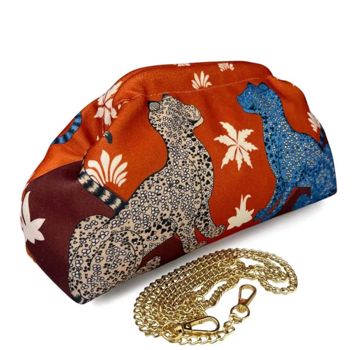 POCHETTE TIGRE MATTONE
