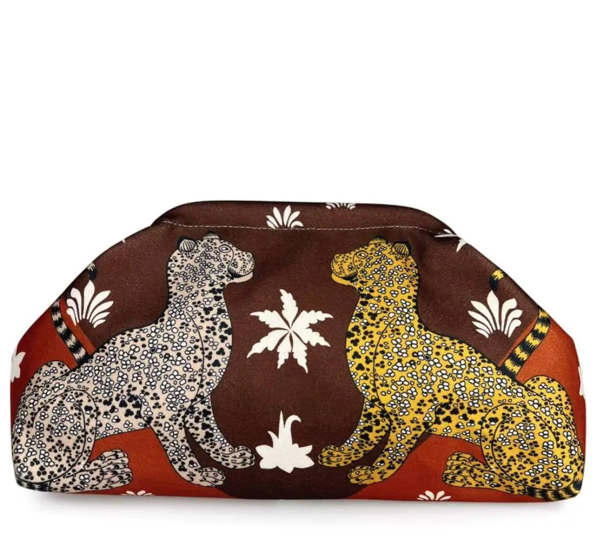 POCHETTE TIGRE MARRONE