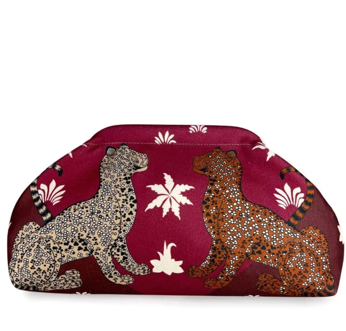 POCHETTE TIGRE BORDEAUX