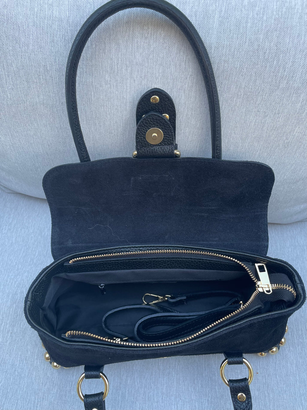 BORSA A SPALLA LARA NERO