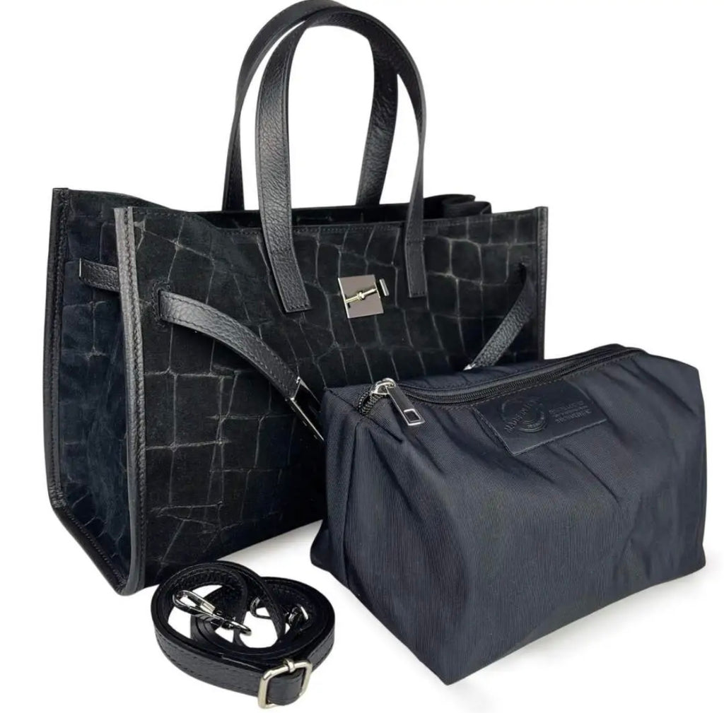 BORSA A MANO MERY NERO