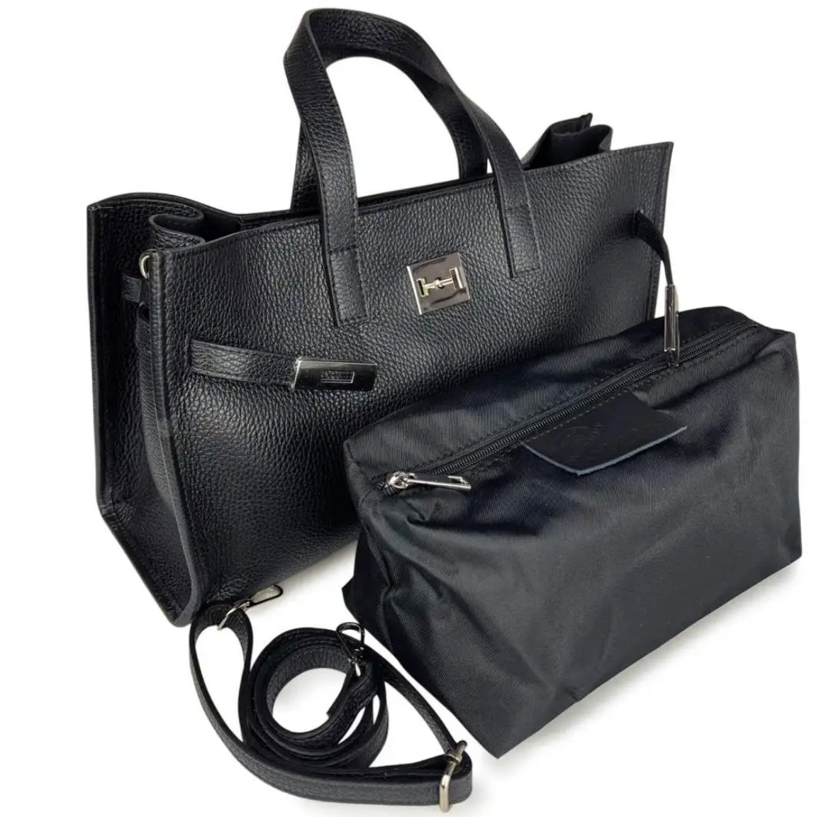 BORSA A MANO LUCIA NERO