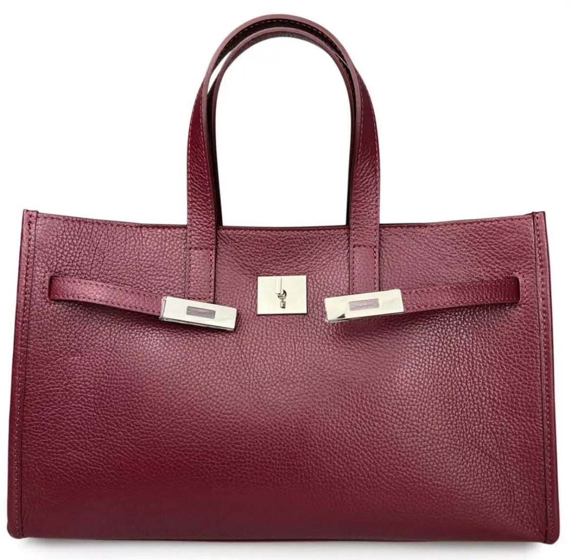 BORSA A MANO LUCIA BORDEAUX