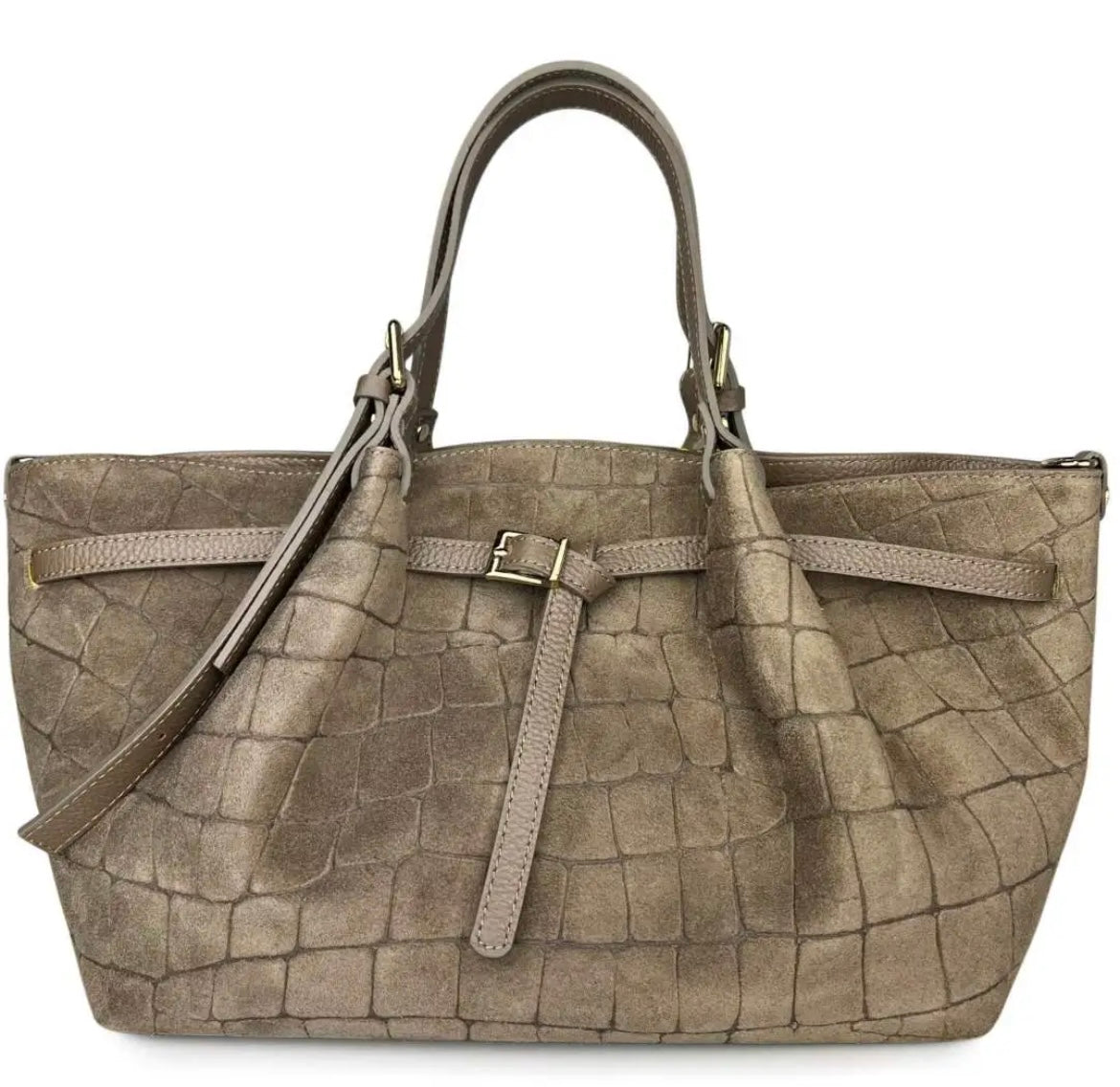 BORSA A SPALLA FLAVIA TAUPE