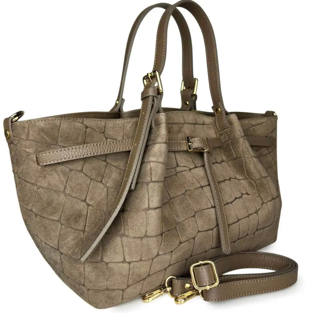 BORSA A SPALLA FLAVIA TAUPE