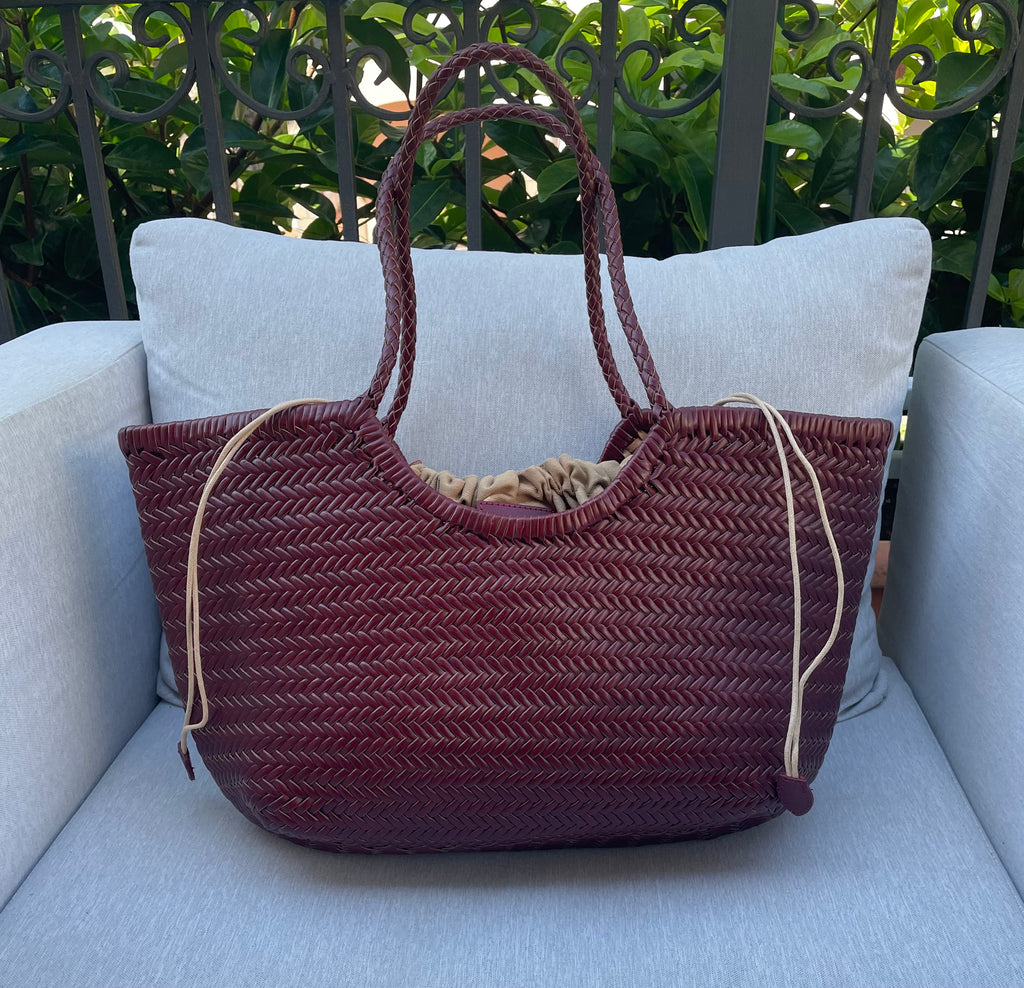 BORSA A SPALLA PENELOPE BORDEAUX