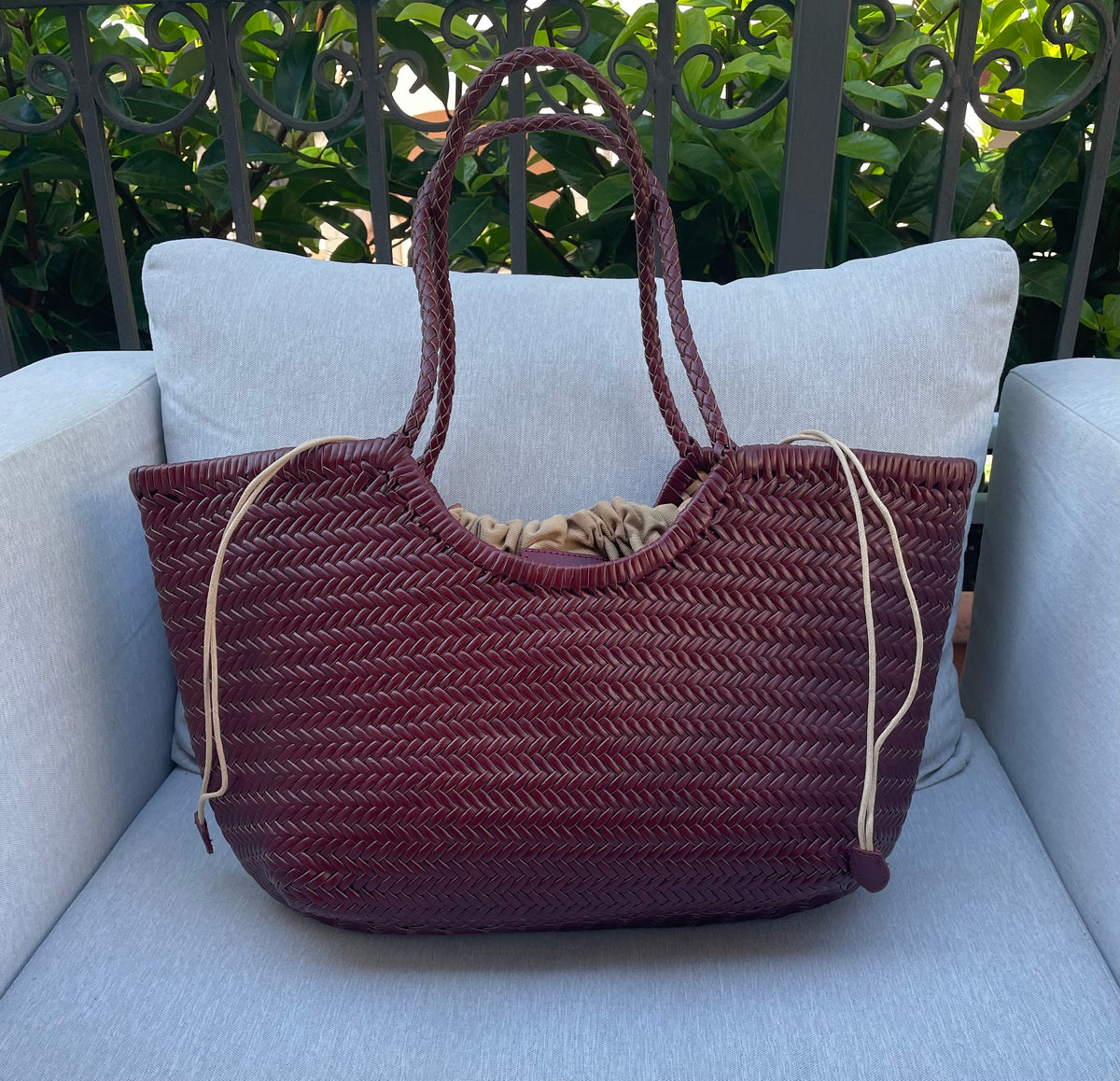 BORSA A SPALLA PENELOPE BORDEAUX