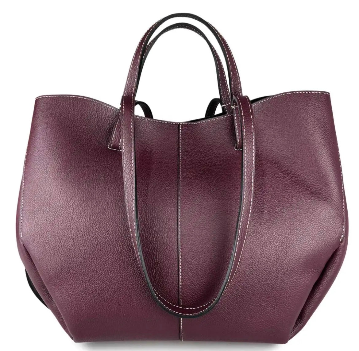 BORSA A SPALLA PAOLA BORDEAUX