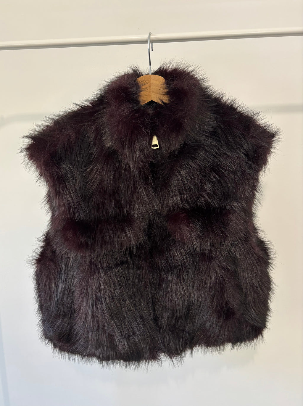 GILET LIVIGNO ECOPELLICCIA CON TASCHE