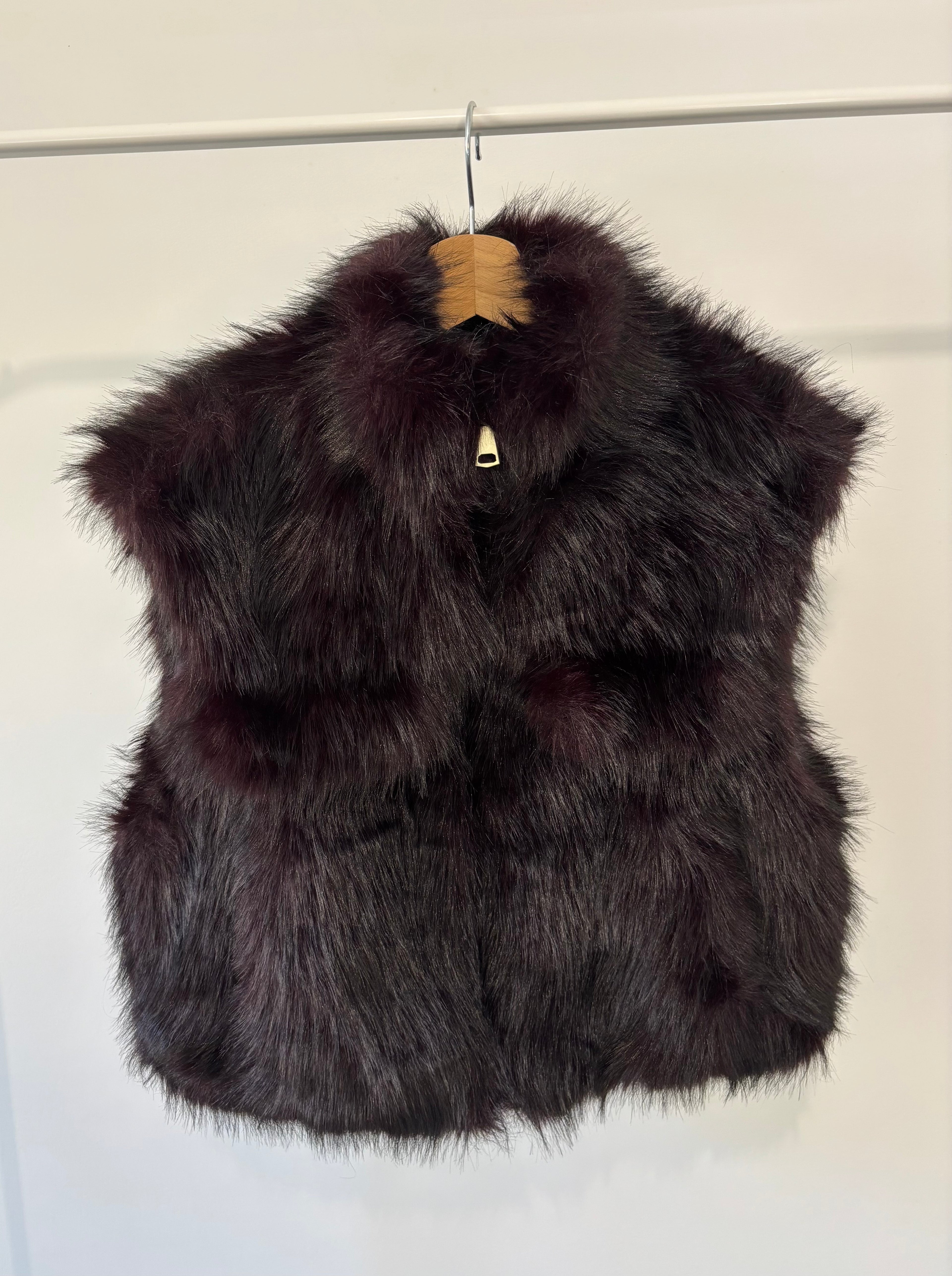 GILET LIVIGNO ECOPELLICCIA CON TASCHE