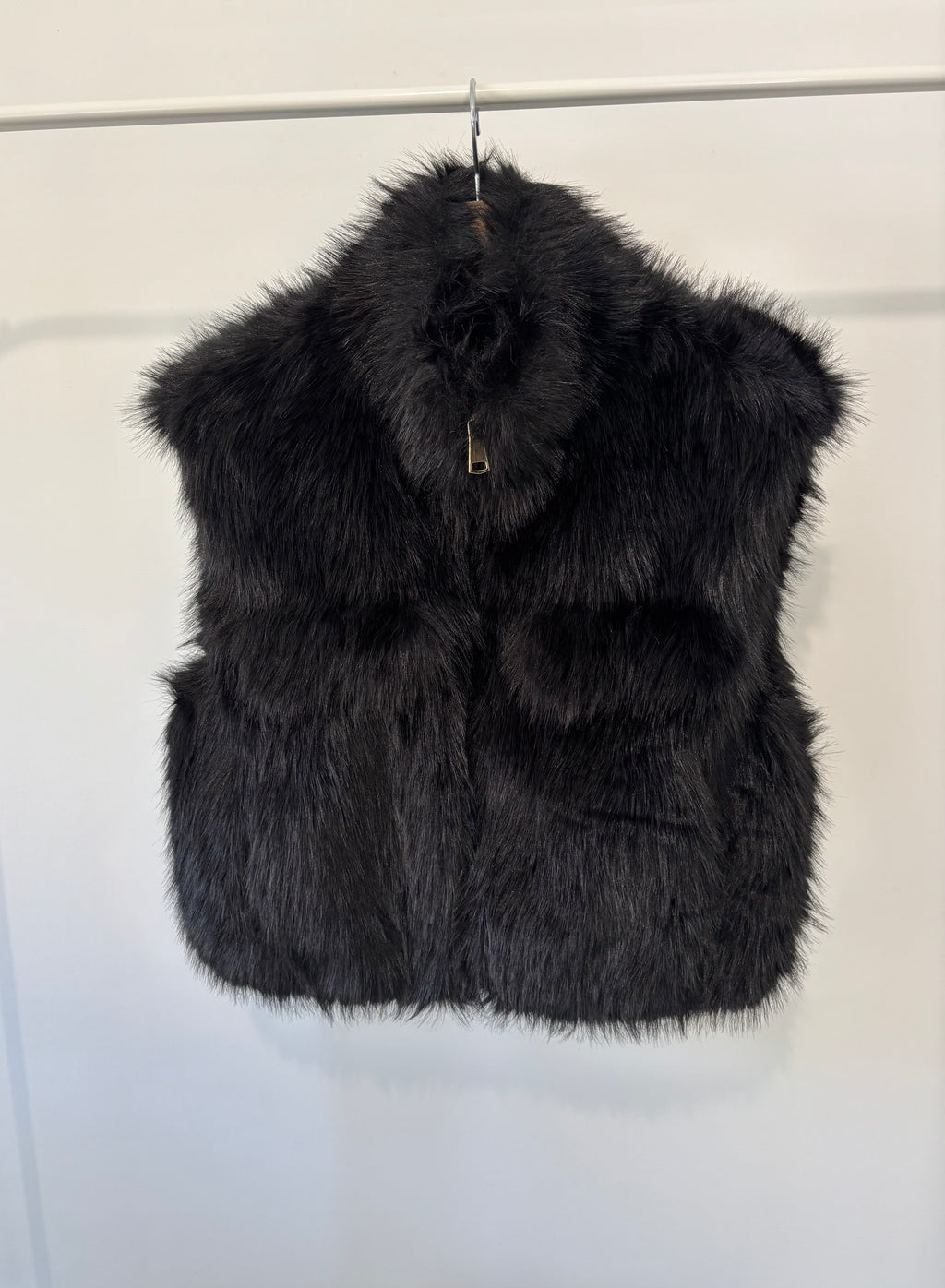 GILET LIVIGNO ECOPELLICCIA CON TASCHE