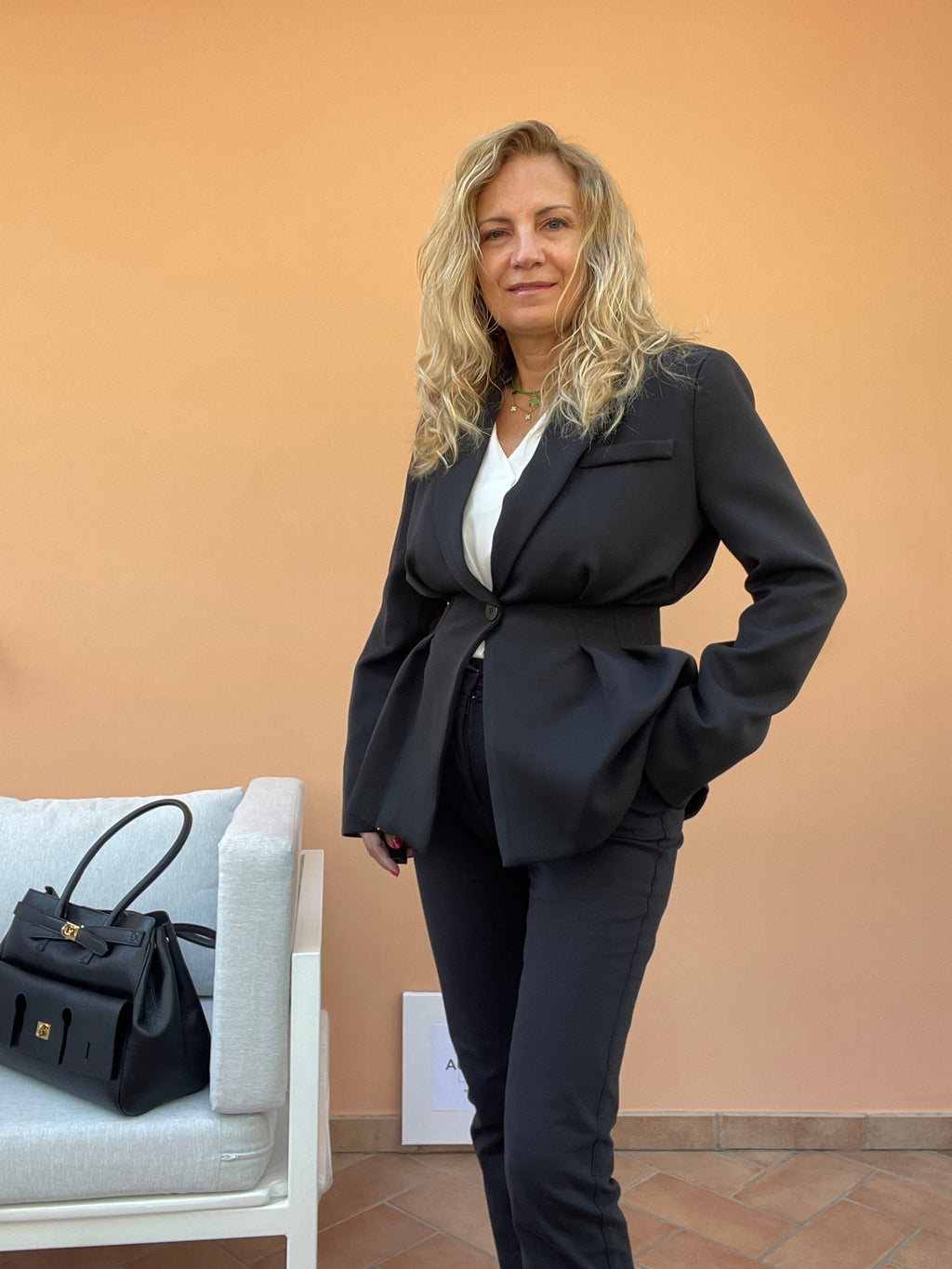 GIACCA CHANTAL NERA