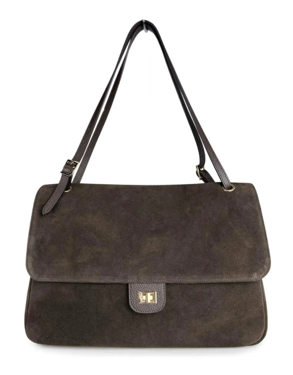 BORSA A SPALLA CRISTINA SUEDE MORO