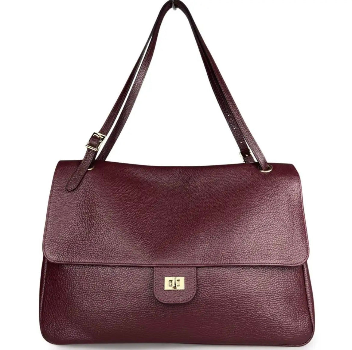 BORSA A SPALLA CRISTINA PELLE BORDEAUX