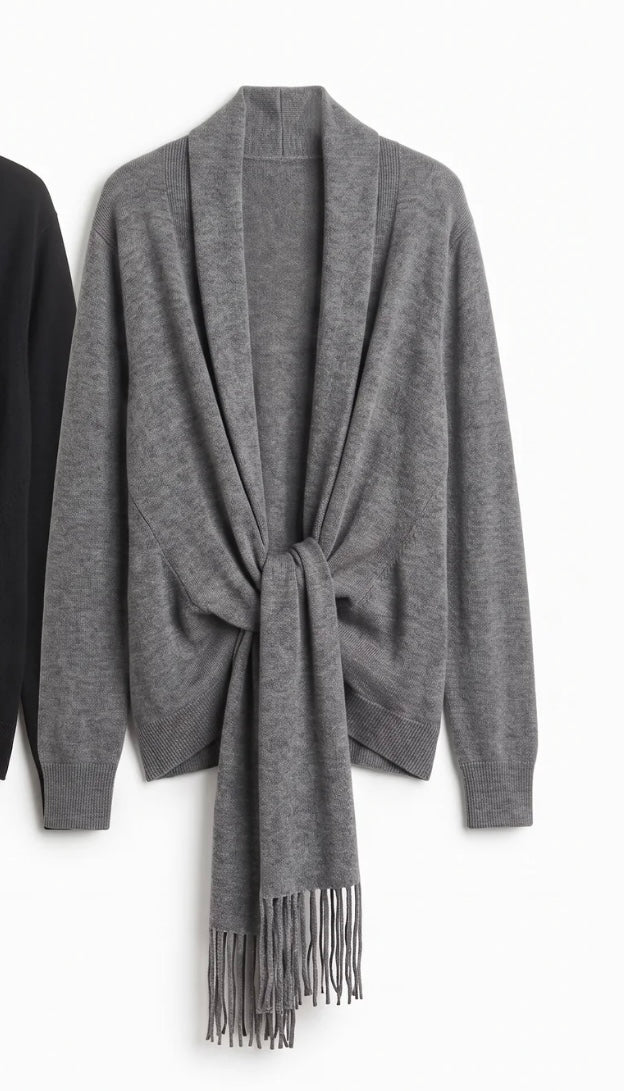 CARDIGAN GRIGIO MIA