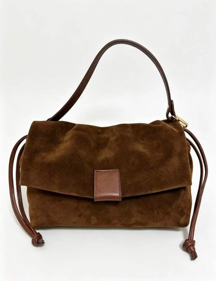 BORSA A SPALLA CAMILLA MARRONE
