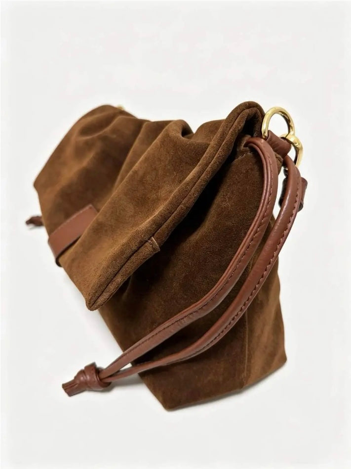 BORSA A SPALLA CAMILLA MARRONE
