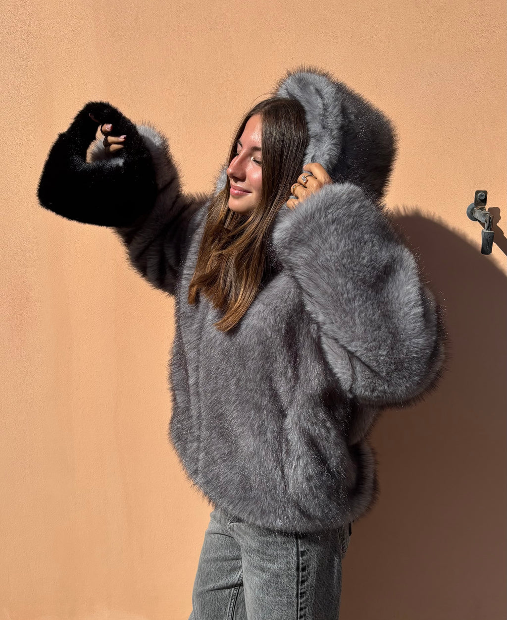 ECOPELLICCIA BORMIO CON CAPPUCCIO