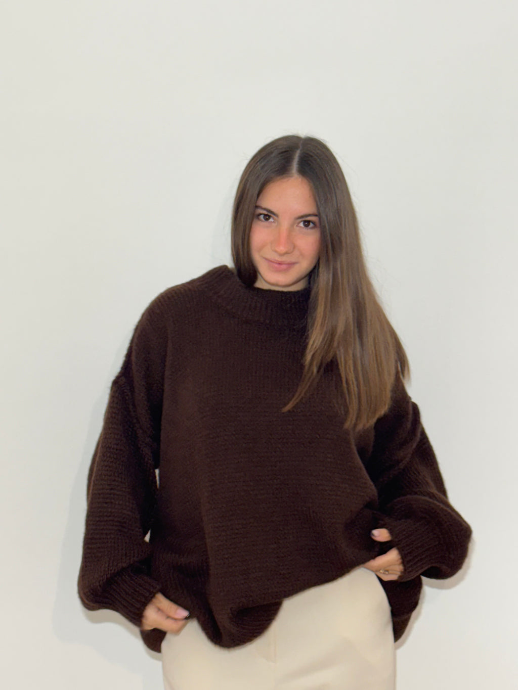 MAGLIONE CIOCCOLATO